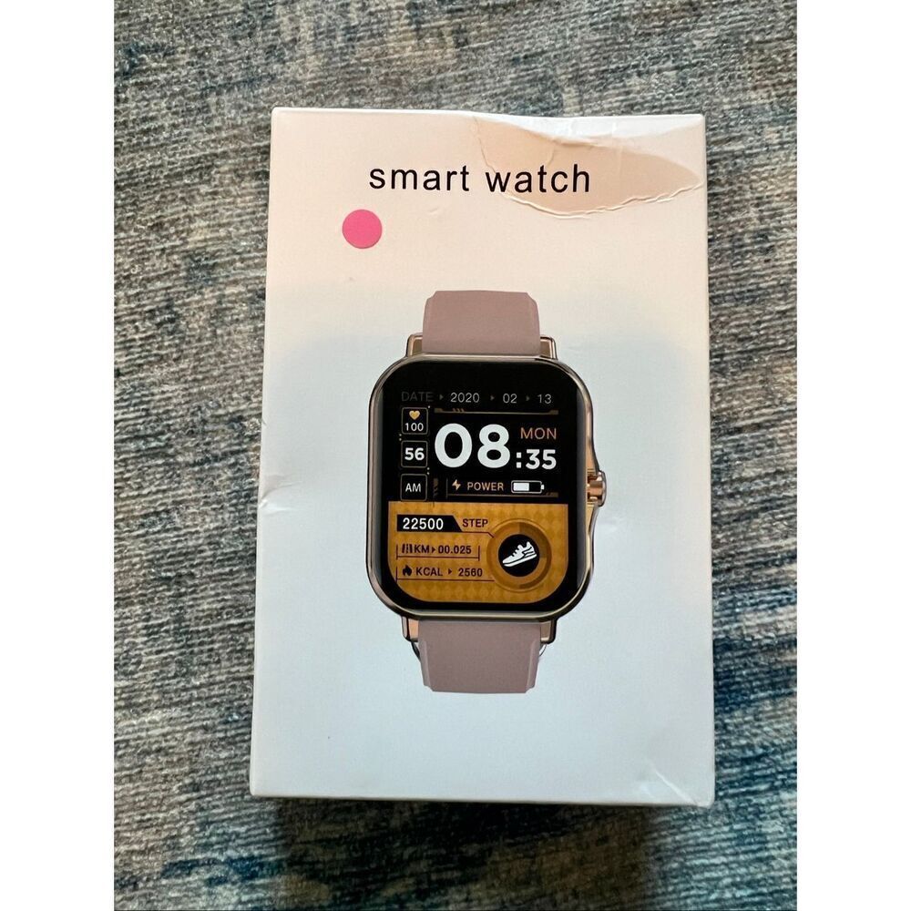 NIB! LAXASFIT Pink Smart Watch